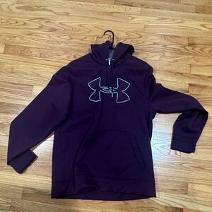 Under Armour Maroon Hoodie with Logo